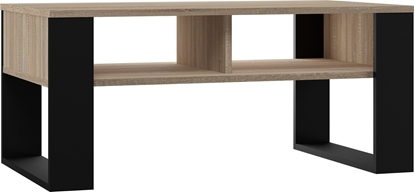 Attēls no Topeshop STOLIK KAWOWY PÓKI AWA MODERN 2P DB SONOMA CZER