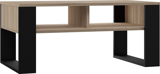 Picture of Topeshop STOLIK KAWOWY PÓKI AWA MODERN 2P DB SONOMA CZER