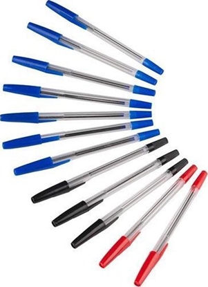 Picture of Topwrite Topwrite - Zestaw dugopisów kulkowych 10 szt. (niebieski/czarny/czerwony)