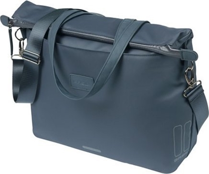 Attēls no Torba BASIL MANHATTAN COMMUTER BICYCLE LAPTOP BAG, HOOK-ON, 12L, Wodoodporna, Navy (NEW 2025)