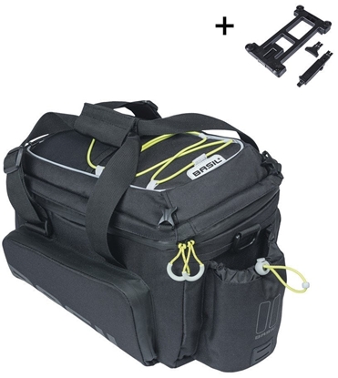 Picture of Torba na baganik BASIL MILES TARPAULIN TRUNKBAG XL PRO MIK 9-36L, MIK System (ready to go), 100% wodoodporna black lime (NEW 2025)