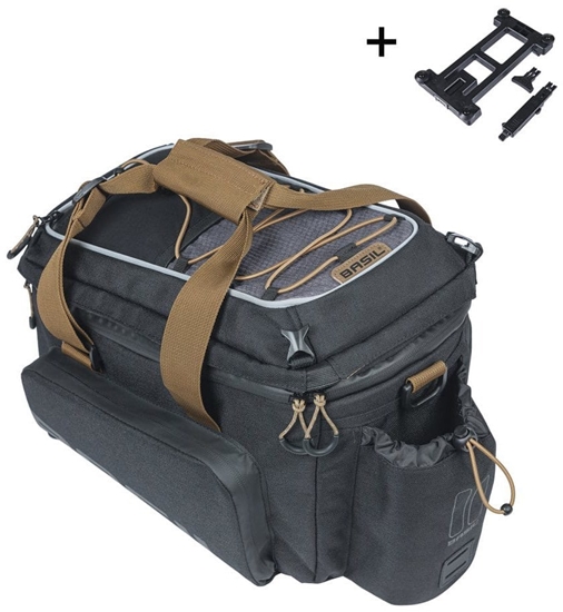 Picture of Torba na baganik BASIL MILES TRUNKBAG XL PRO MIK 9-36L, MIK System 2.0 (ready to go, 100% wodoodporna black slate (NEW 2025)