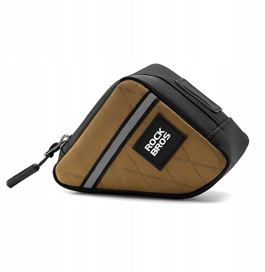 Picture of Rockbros Rockbros Triangle Bike Frame Bag 0.25L - Brown