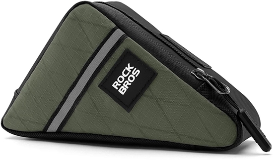 Picture of Rockbros Rockbros Triangle Bike Frame Bag 0.3l - Green