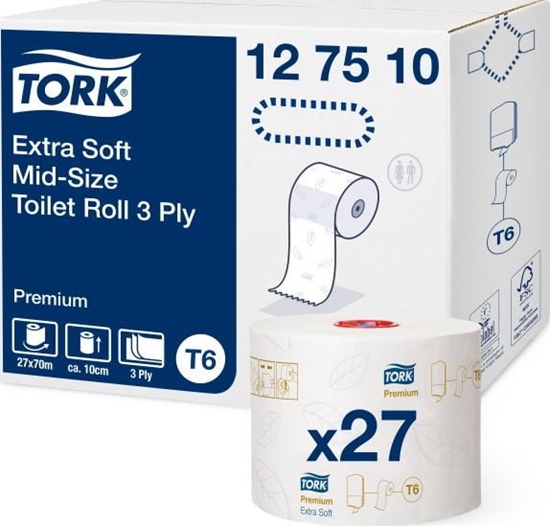 Picture of Tork Tork - Papier toaletowy do dozownika z automatyczn zmian rolek - 70 m
