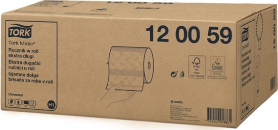 Picture of Tork Tork Matic - Rcznik w roli, celuloza, biay - 280 m