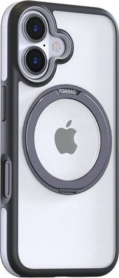 Picture of Torras Torras Ostand R Fusion Case for iPhone 16 (Black)