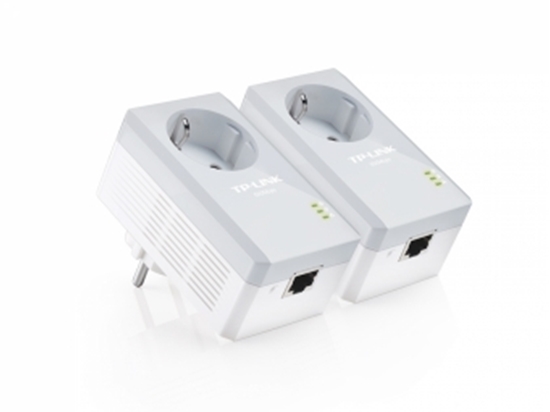 Picture of TP-Link AV600 Powerline Adapter with AC Pass Through Starter Kit