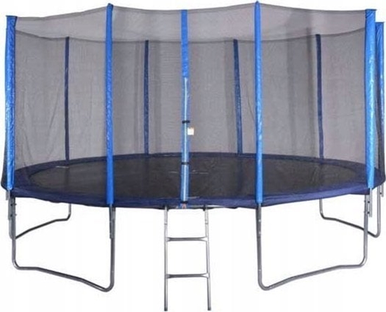 Picture of Trampolina Trampolina Czarno-Niebieska Ogrodowa Z Siatk