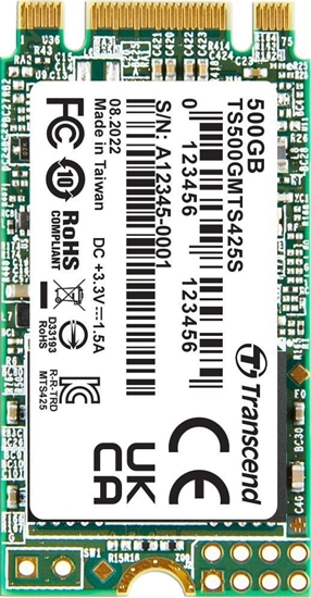 Picture of TRANSCEND 500GB M.2 2242 SSD SATA3 B+M