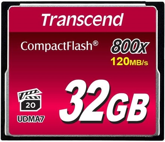 Picture of Transcend Compact Flash     32GB 800x