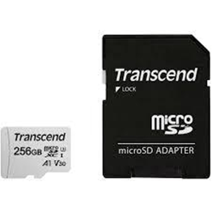 Picture of Transcend microSDXC 300S-A 256GB Class 10 UHS-I U3 V30 A1
