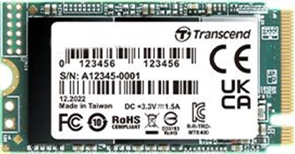 Picture of Transcend SSD MTE400S      512GB NVMe PCIe Gen3x4 3D