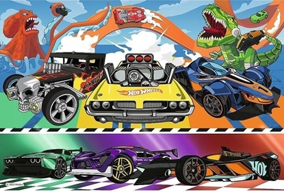 Attēls no Trefl Puzzle 100 element?w P?dz?ce samochody Hot Wheels
