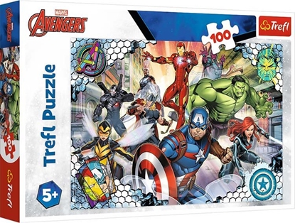 Attēls no Trefl PUZZLE 100 Sawni Avengers 16454