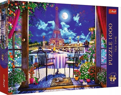 Изображение Trefl Puzzle 1000 elementów Premium Plus Pary w blasku ksiyca