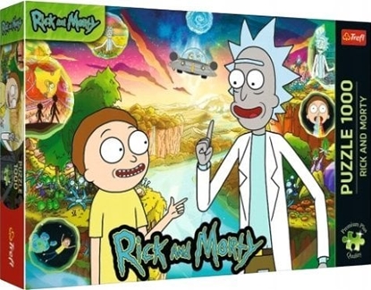 Picture of Trefl Puzzle 1000 elementów Premium Plus Rick i Morty