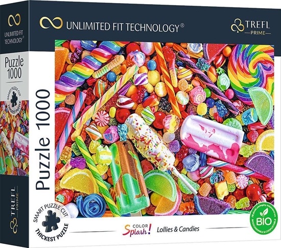 Изображение Trefl Puzzle 1000 Lizaki i Cukierki Unlimited Fit Technology