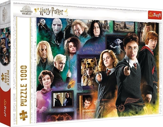 Изображение TreflPuzzle 1000el wiat czarodziejów. Harry Potter 10668 Trefl