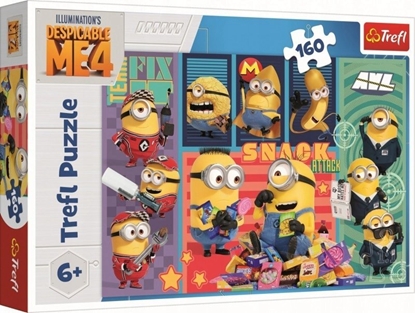 Picture of Trefl Puzzle 160 elementów Minionkowa rado, Minionki