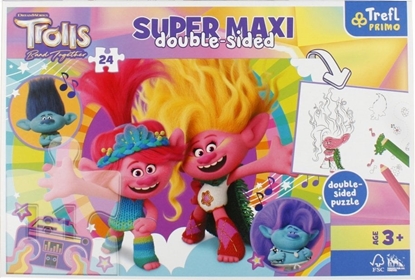 Attēls no Trefl PUZZLE 24EL TREFL SUPER MAXI WESOY DZIE TROLL6