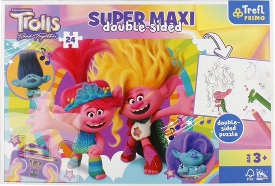 Picture of Trefl PUZZLE 24EL TREFL SUPER MAXI WESOY DZIE TROLL6