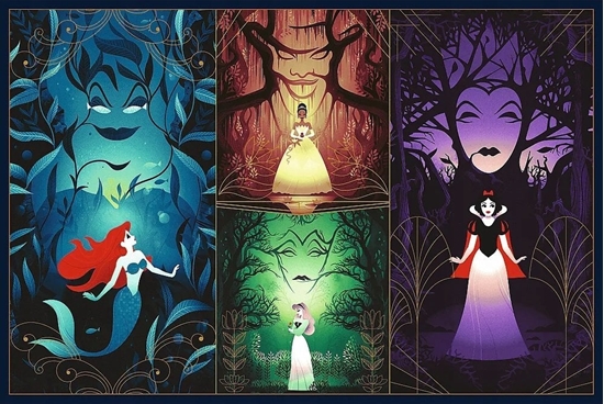 Изображение Trefl PUZZLE 2X200EL TREFL CZARUJ KSIEZNICZ DISNEY PU8