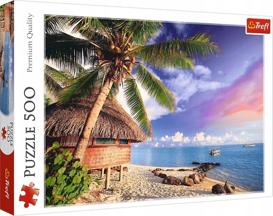 Изображение Trefl Puzzle 500 elementów Wyspa Bora-Bora