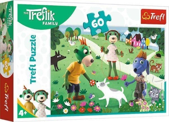 Изображение Trefl Puzzle 60 Radosny dzie Treflików TREFL