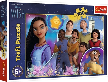 Изображение Trefl Puzzle Disney Wish yczenie 100 elementów