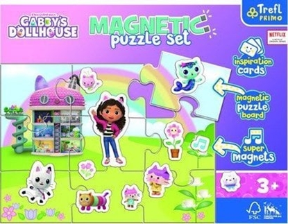 Изображение Trefl Puzzle magnetyczne wiat Gabi Gabbys Dollhouse