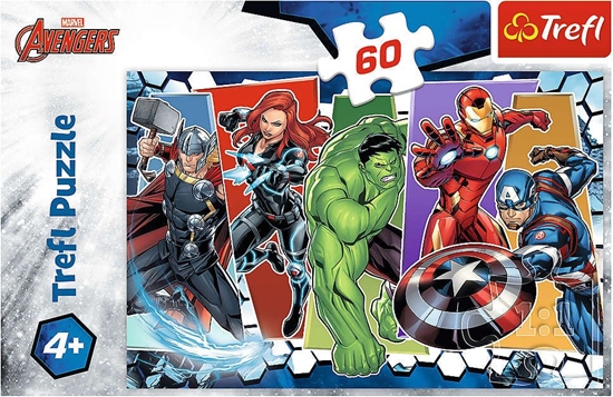 Изображение Trefl Puzzle Niezwycieni Avengersi Disney Marvel 60 el.