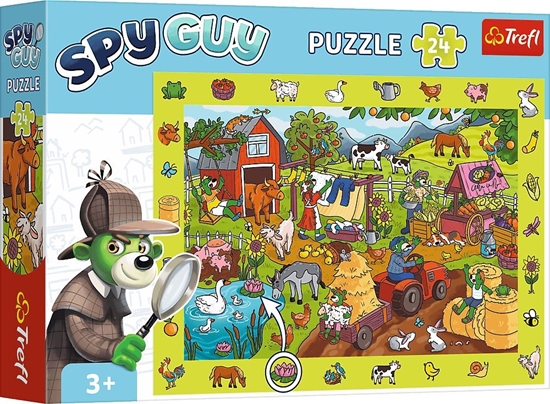 Изображение Trefl Puzzle obserwacyjne Spy Guy Farma 24 elementy
