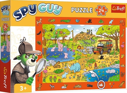 Изображение Trefl Puzzle obserwacyjne Spy Guy Safari 24 elementy