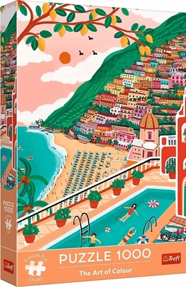 Изображение Trefl Puzzle Premium Plus Quality - The Art of Colour: Positano, Wochy 1000 elementów (10895)