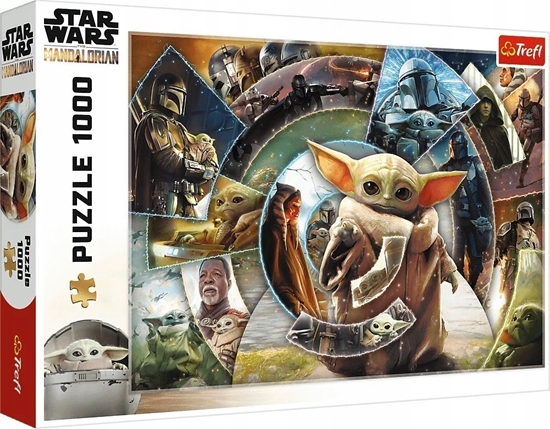 Изображение Trefl Puzzle Star Wars Podró Grogu 1000 elementów