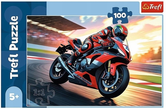 Picture of Trefl Puzzle Szybki motocykl 100 elementów (16489)