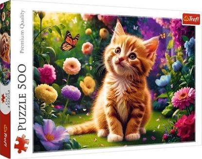 Изображение Trefl Puzzle Uroczy kotek 500 elementów (37525)