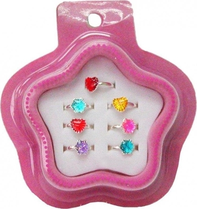 Изображение Trifox Piercionki metalowe z oczkiem 7szt