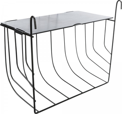 Attēls no Trixie Panik wiszcy, dla królika/gryzoni, czarny, metal/plastik, 25 × 18 × 12 cm, z pokrywk