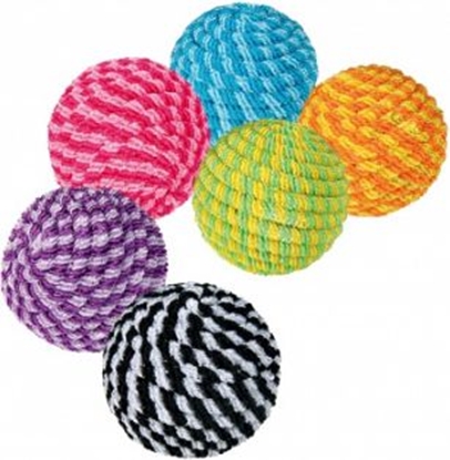 Attēls no Trixie PIKI KOLOROWE ZE SZNURKA 4,5cm 54sz/BOX