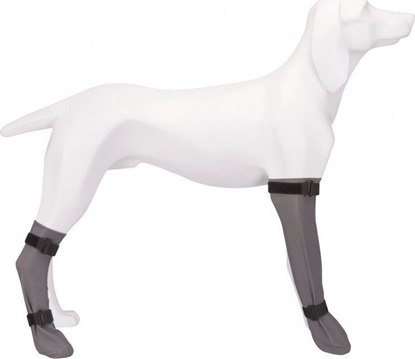 Изображение Trixie Skarpetka ochronna, silikon, S: 6 cm/30 cm, szara
