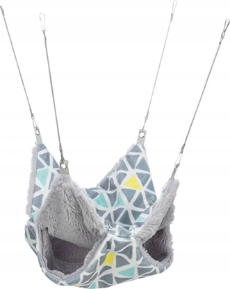 Attēls no Trixie Trixie Sunny hammock w/2 storeys, hamster, 30×30 cm,multicolor/grey