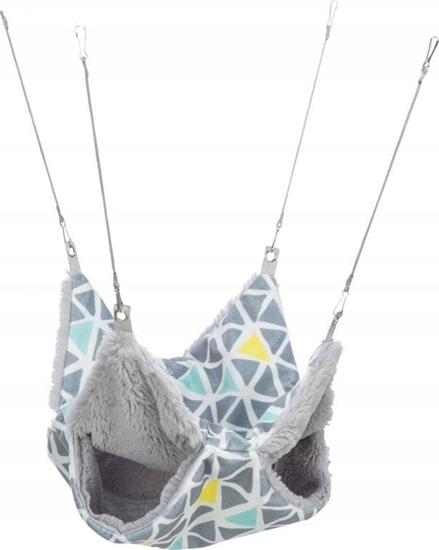 Picture of Trixie Trixie Sunny hammock w/2 storeys, hamster, 30×30 cm,multicolor/grey