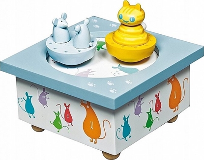 Attēls no Trousselier Music Box Dancing Cat & Mouse