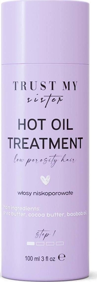 Picture of Trust my Sister TRUST MY SISTER_Hot Oil Treatment Low Porosity Hair olej do wosów niskoporowatych 100ml