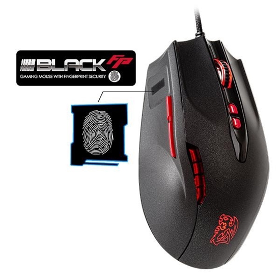 Picture of Tt eSPORTS Myszka dla graczy - BLACK Fingerprint Mouse 