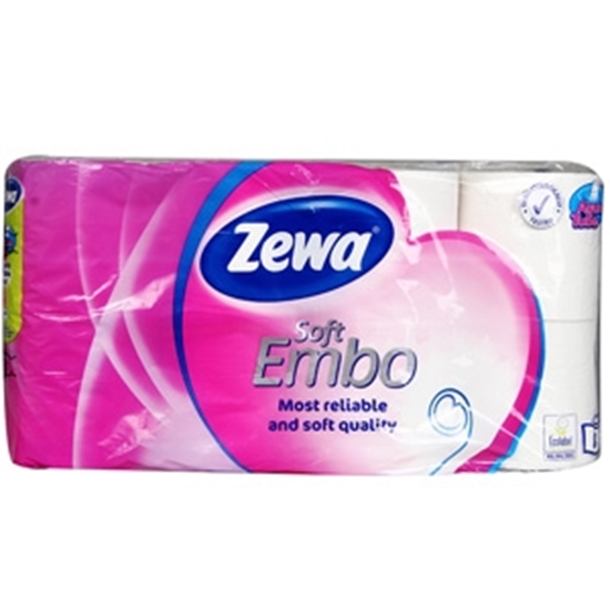 Picture of Tual.papīrs Zewa Soft Embo 3kārt.8 ruļļi
