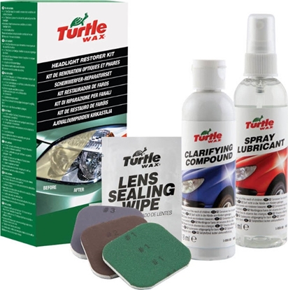 Picture of TurtleWax ZESTAW DO RENOWACJI REFLEKTORÓW SAMOCHODOWYCH / TURTLE WAX GREEN LINE