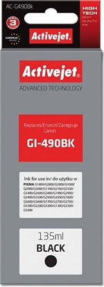 Attēls no Tusz Activejet AC-G490Bk 135 ml black